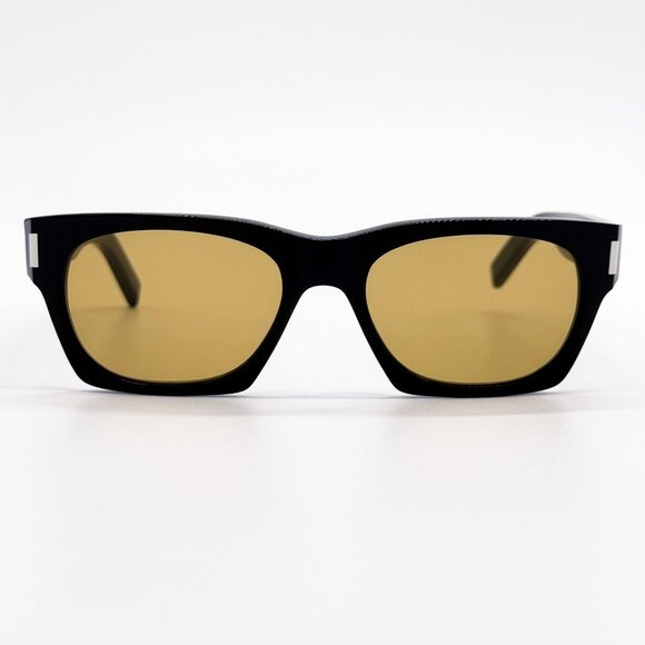 NEW SAINT LAURENT SUNGLASSES SL402 010 UNISEX BLACK/YELLOW EYEWEAR SL 402 010 - Picture 5 of 9